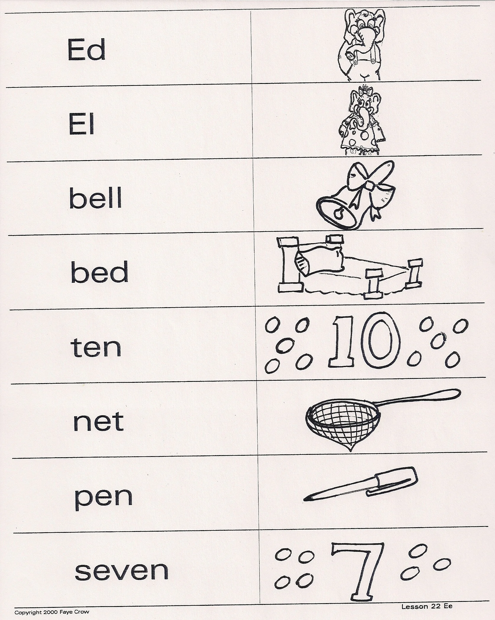 Word / Picture Cards