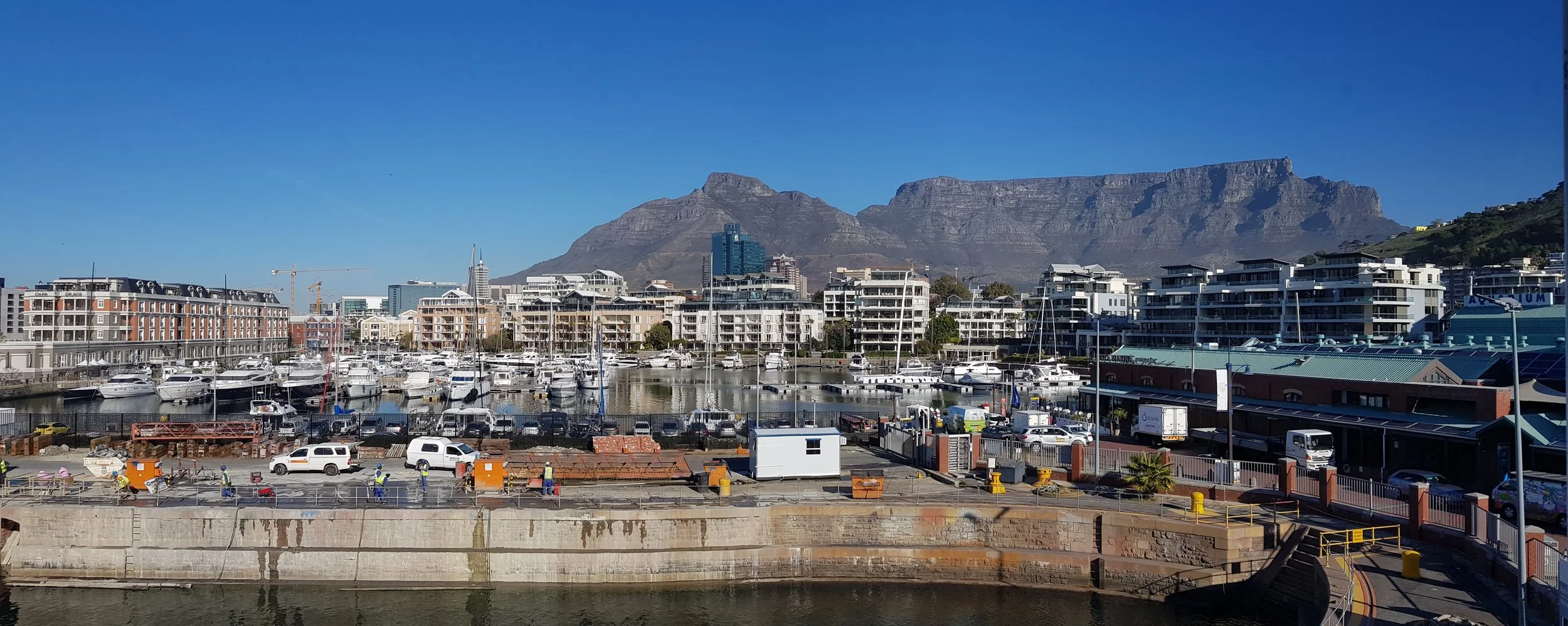 The view of Table Mountain from Workshop 17