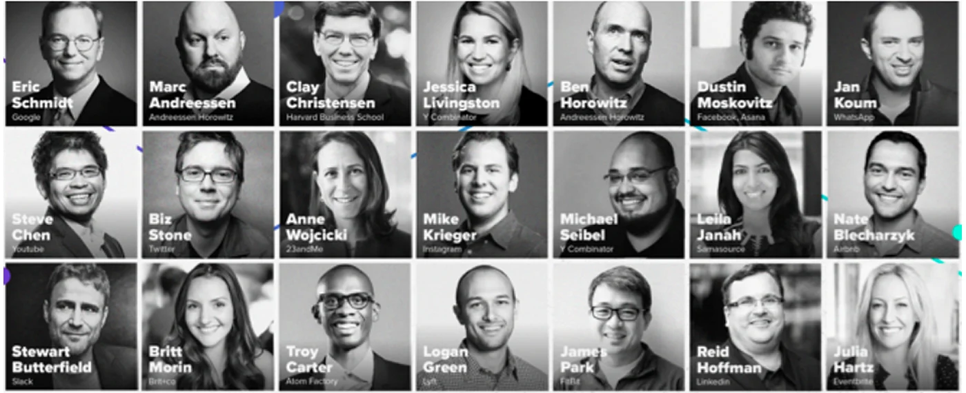 Previous speakers include members of some of the best known startups on the planet. 