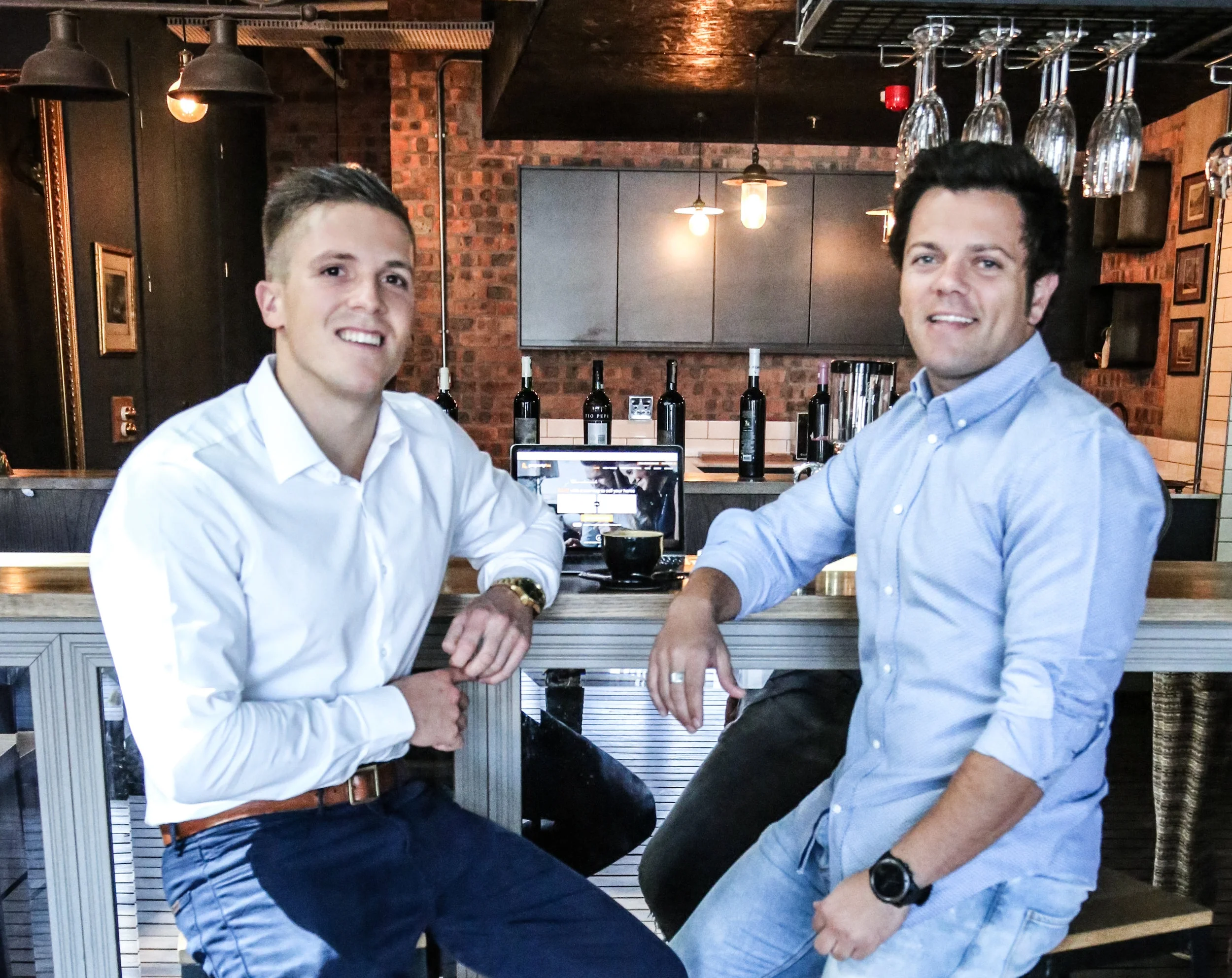 PropertyFox Co-Founders Ashley James and Crispin Inglis