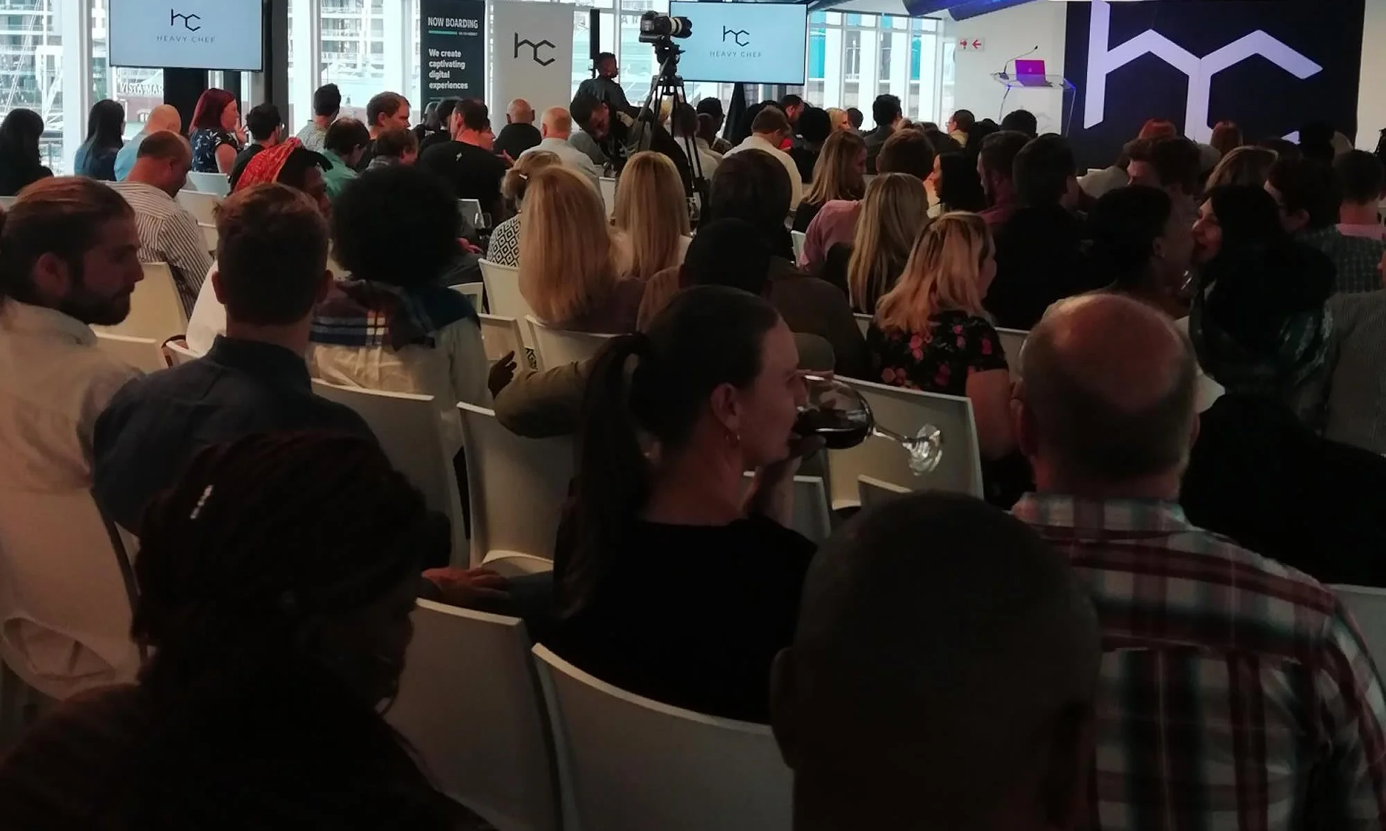 Above: Around 300 people attended the event.
