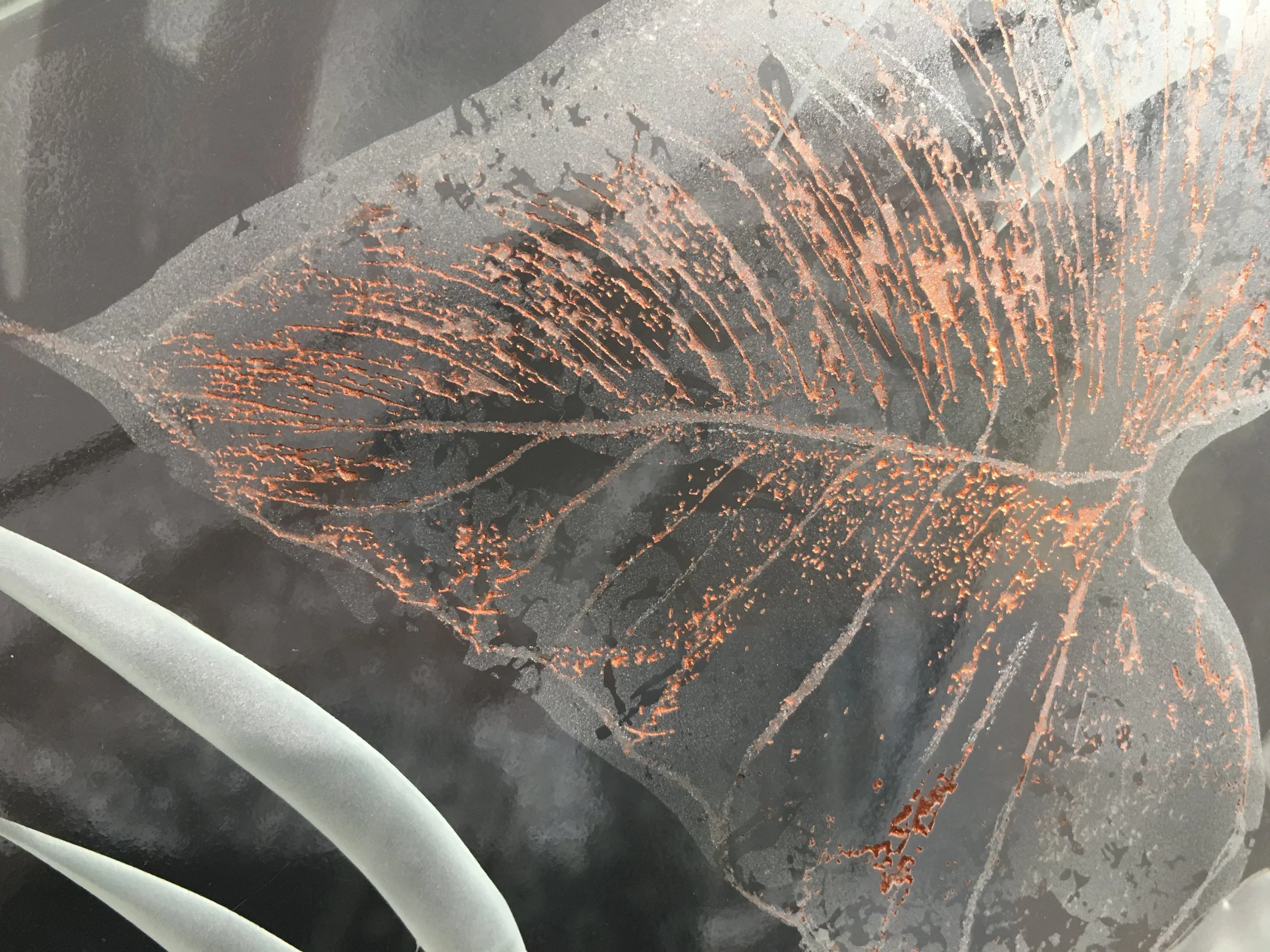 Detail of "Everlasting" currently on view in 4th Clay and Glass Biennial.