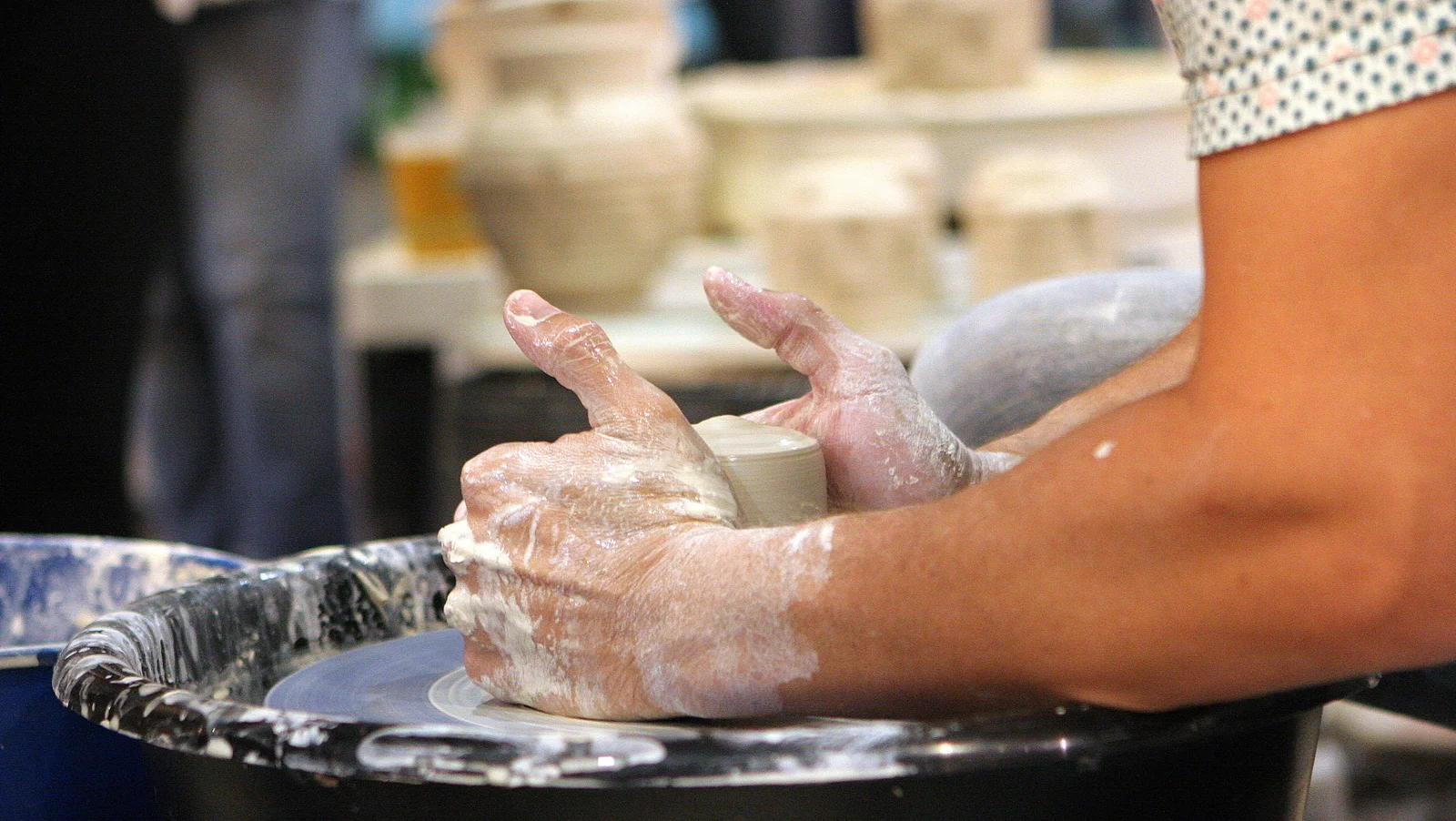 Getting their hands dirty for the sake of great art.