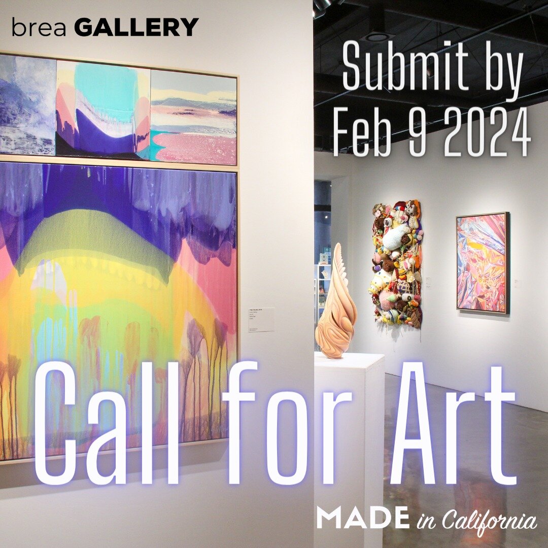 Little over two more months until our Call for Art closes! 🥹 Make your submission(s) soon!

👉 This annual juried exhibit showcases artwork from all over the state of California. MICA strives to highlight artists in all stages of their careers and o