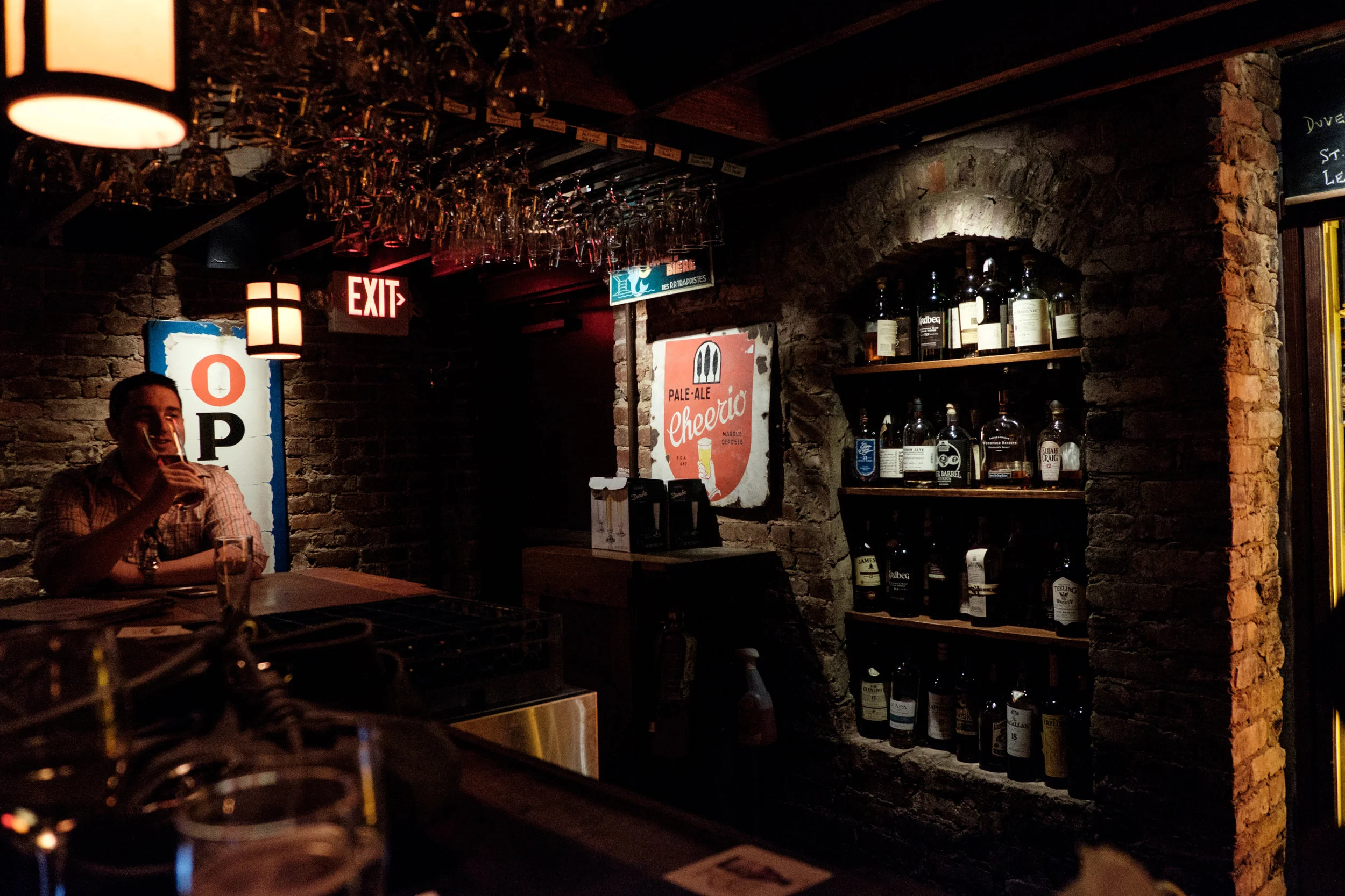 At the Brick Store bar in Decatur, GA