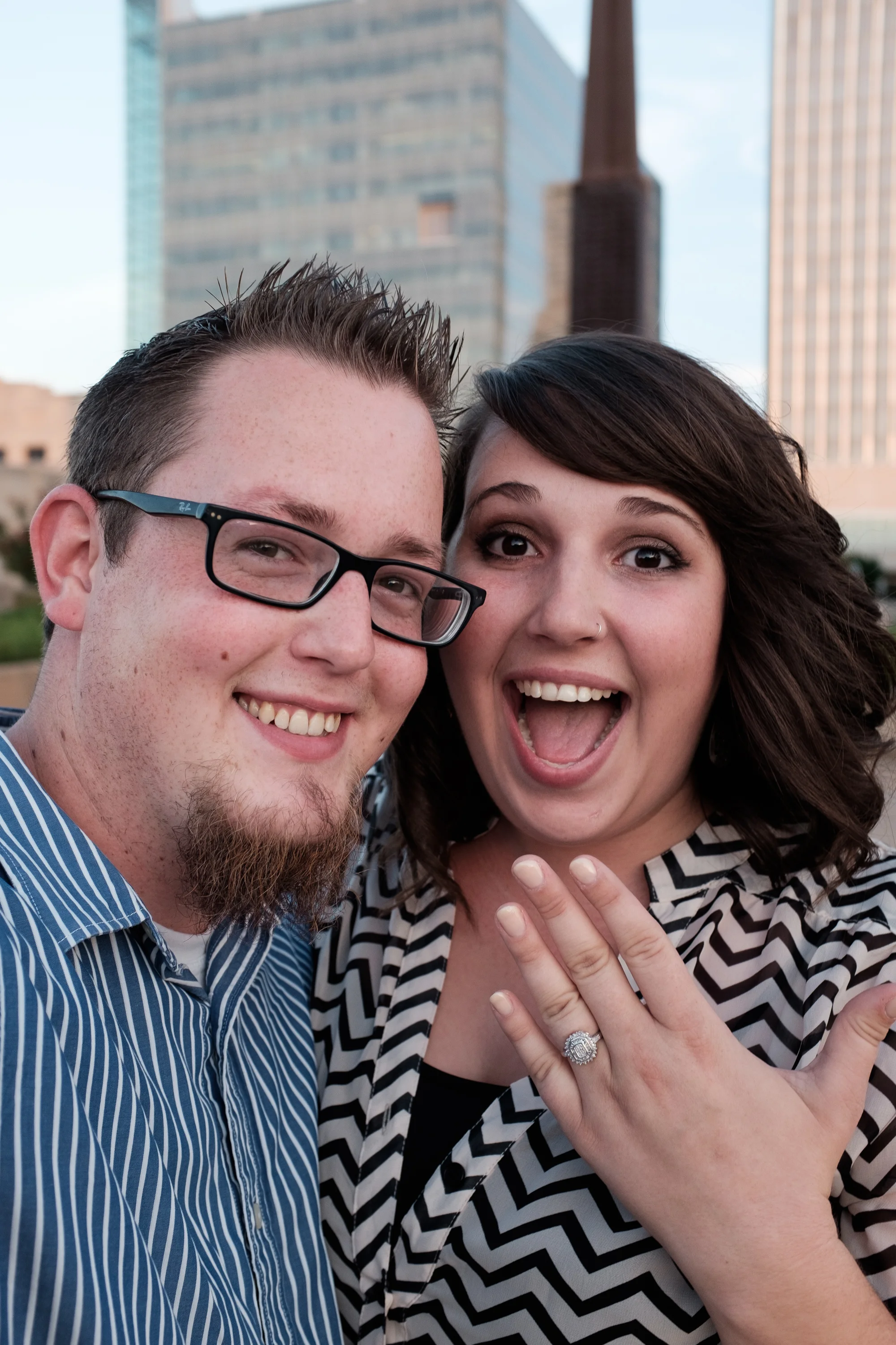 She said yes!