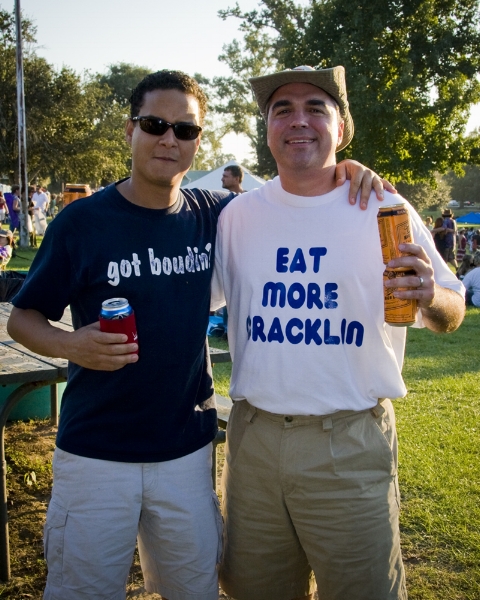 Boudin = pork, cracklin = pork. Photo by Lucius A. Fontenot