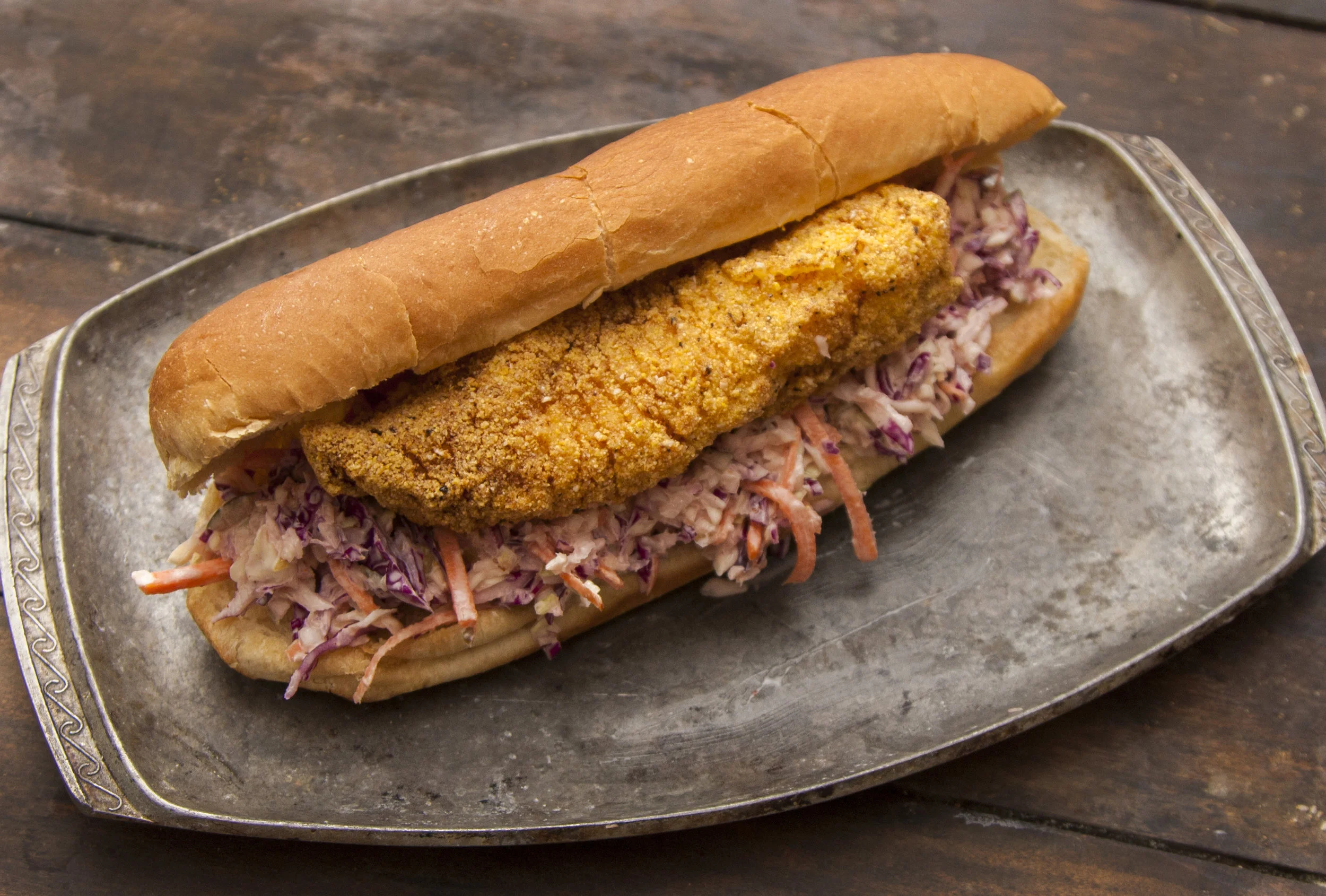 Spirit of Natchez: Catfish Po-Boy