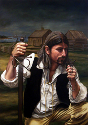Joseph Broussard dit Beausoleil by Herb Roe. Doesn't he look like he could lead a guerrilla war against an Empire?