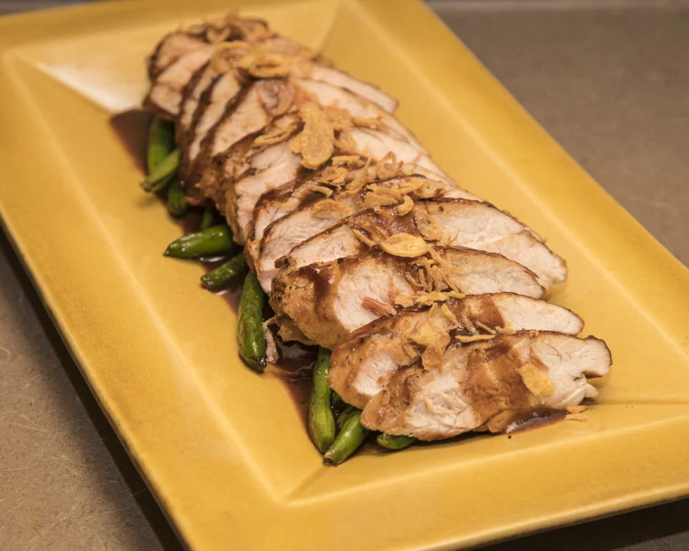 Asian Cranberry Glazed Pork Tenderloin/Not in my house