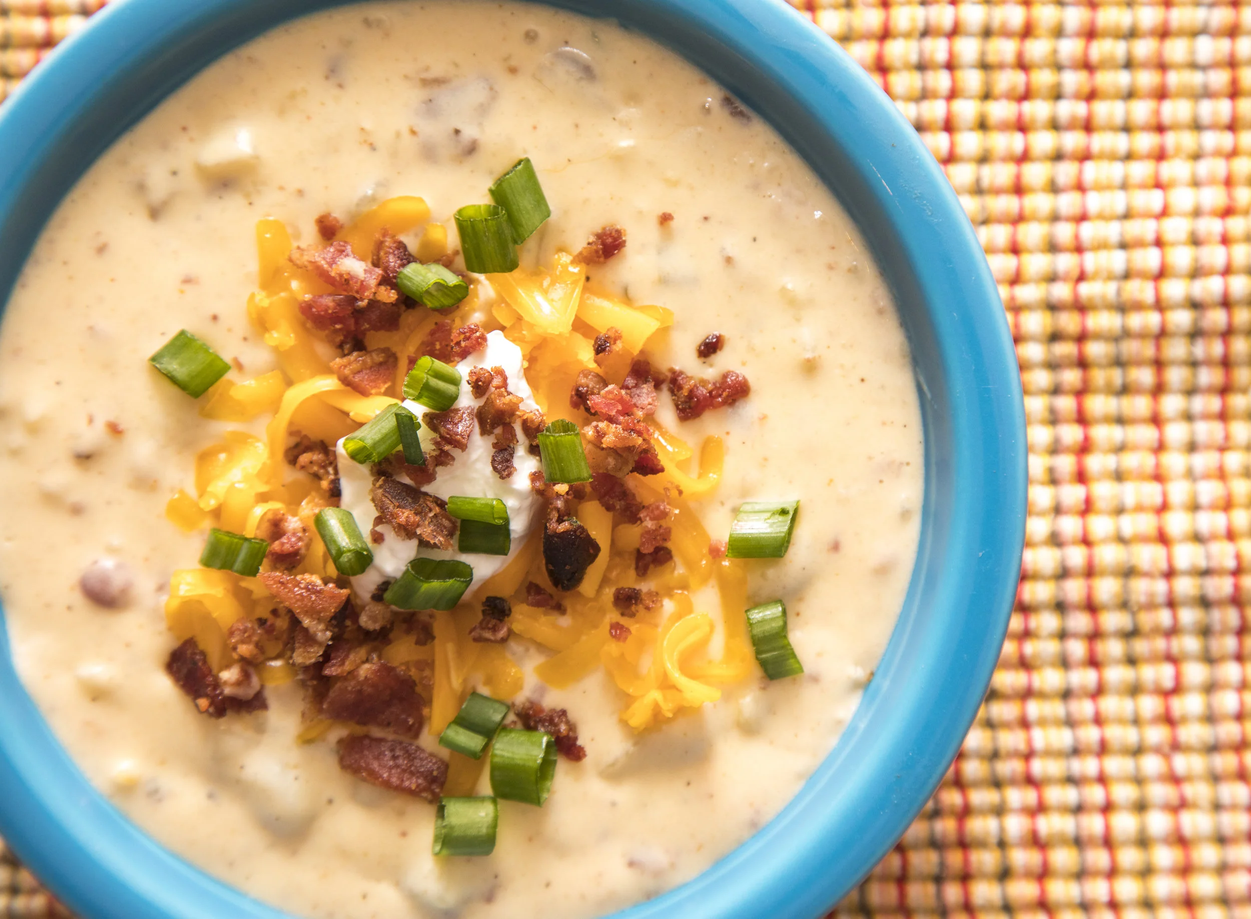 Baked Potato Soup/ Saved by a roll on deodorant