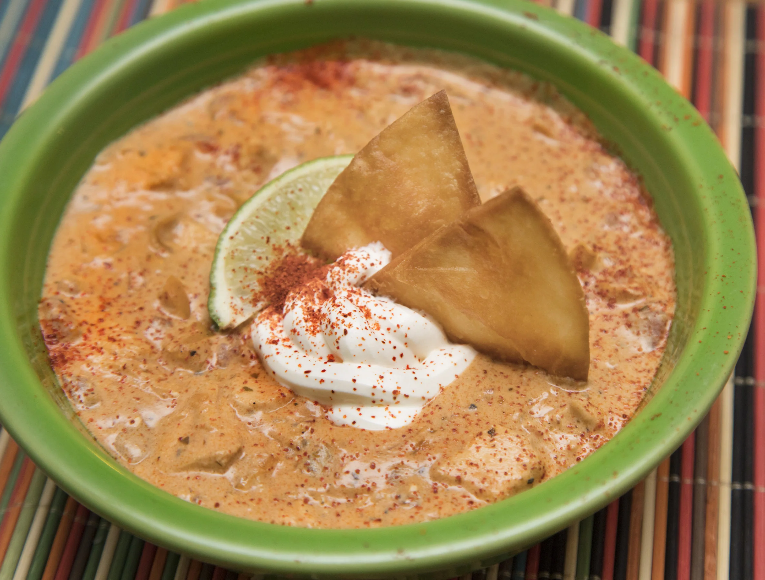 Creamy Chicken Fajita Soup I Just Need Milk Porch Wine Gravy Louisiana Food Recipes By Jolie Meaux