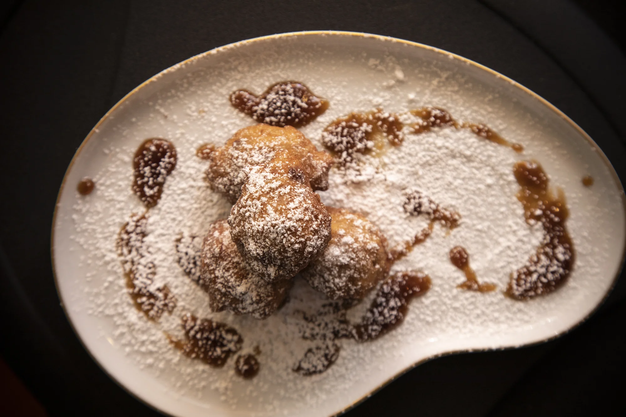 Pecan Calas w/ Balsamic Fig Cane Syrup / Molly's Crazies