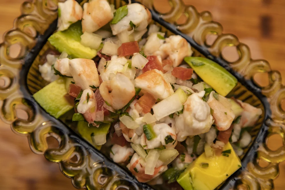 Shrimp Ceviche / Fest Eye For the Tourist Guy