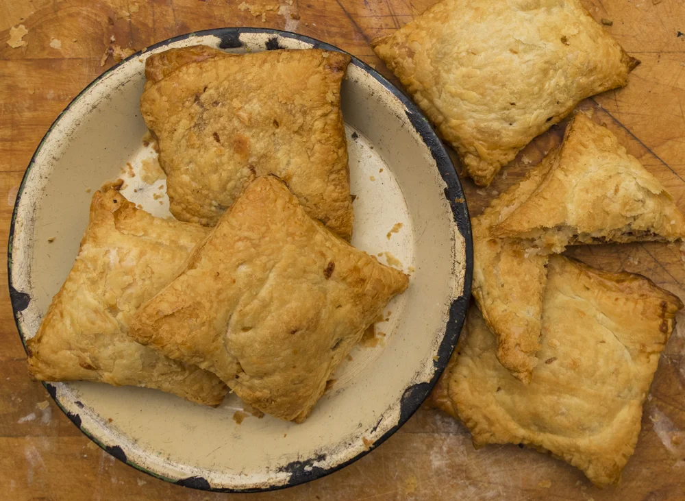 Parish Meat Pies/ "A fig wrapped in beef clothing"