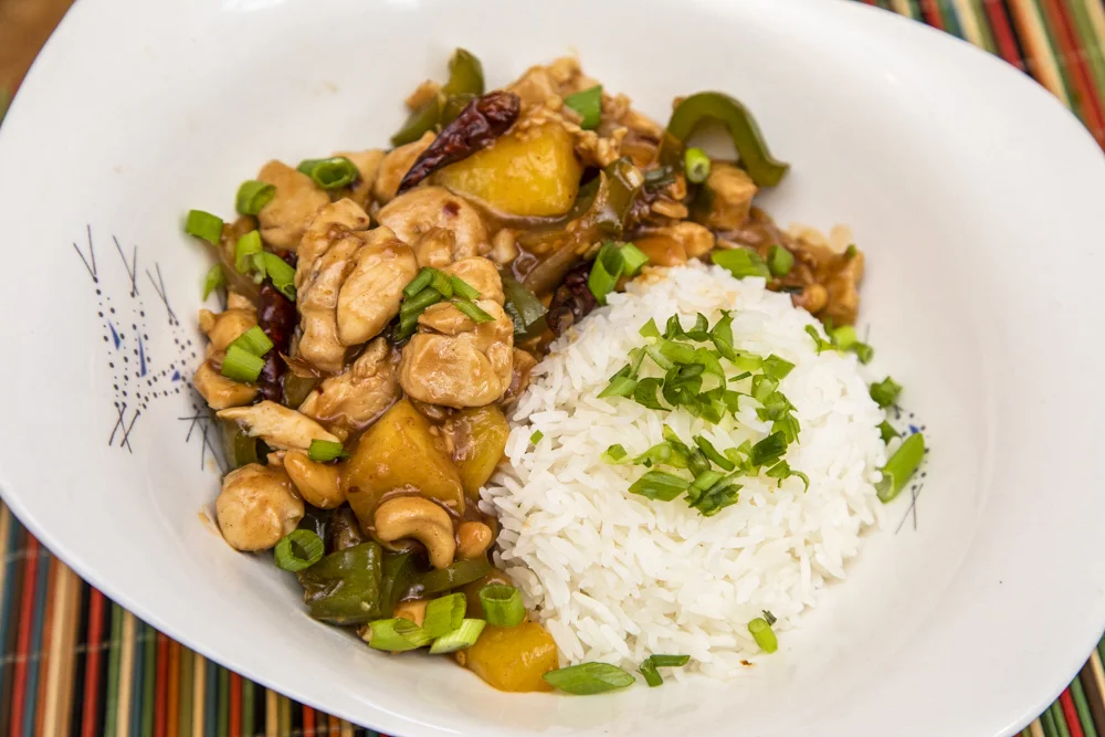 Sweet and Spicy, Steen’s Pineapple Ginger Chicken 