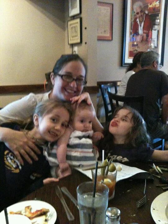 Me and my girls, about to change our lives.