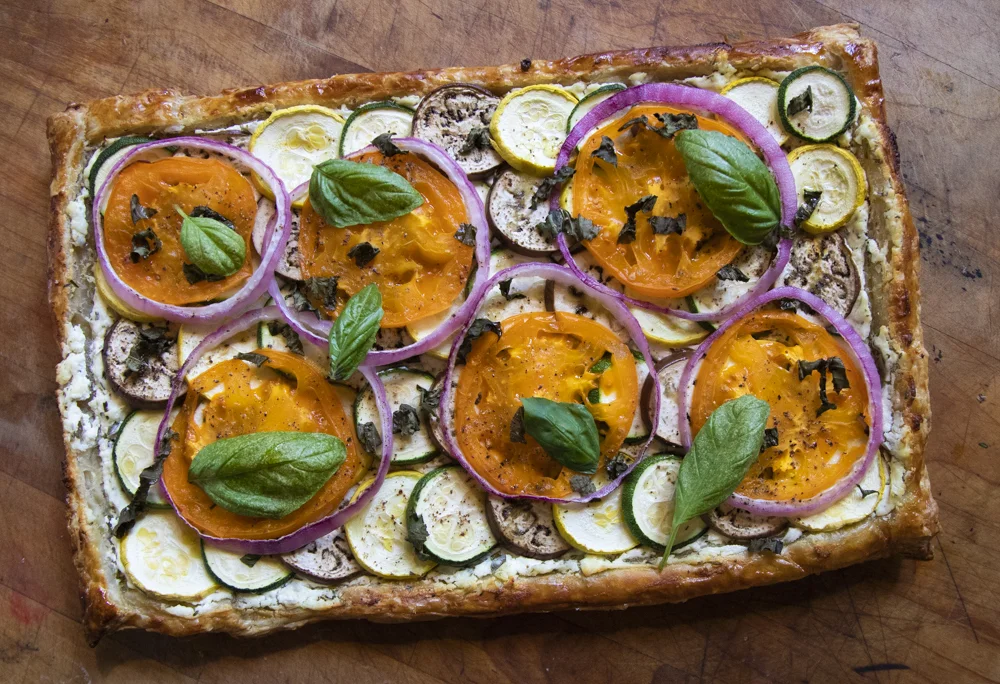 Ratatouille Goat Cheese Tart / Goats Love Mae