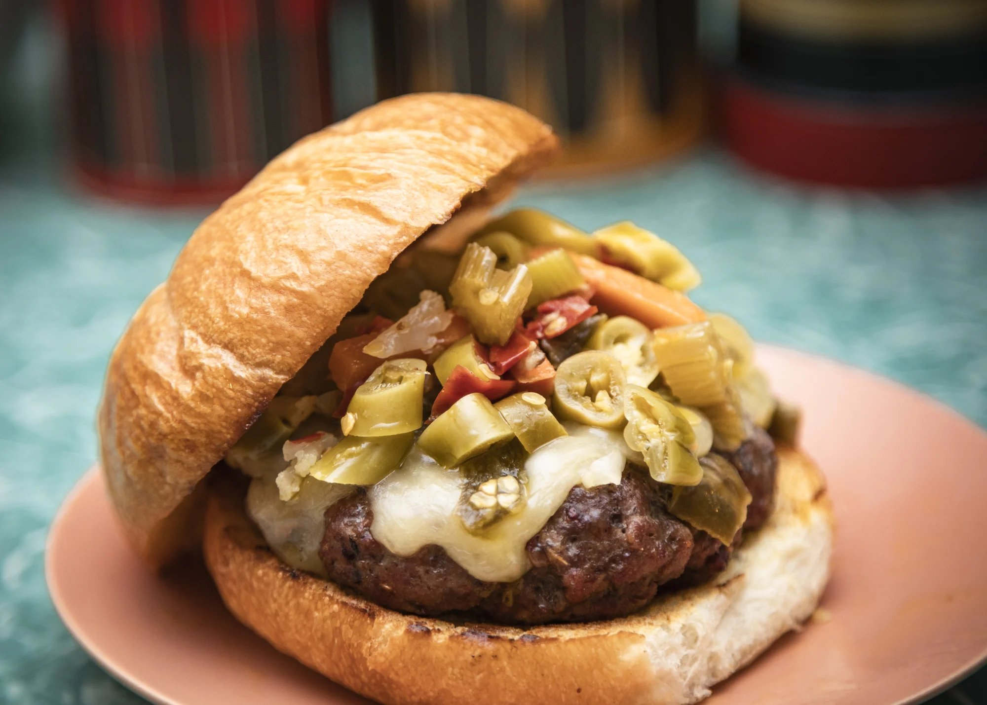 Giardiniera Burger / Fireworks Are Out To Get Me