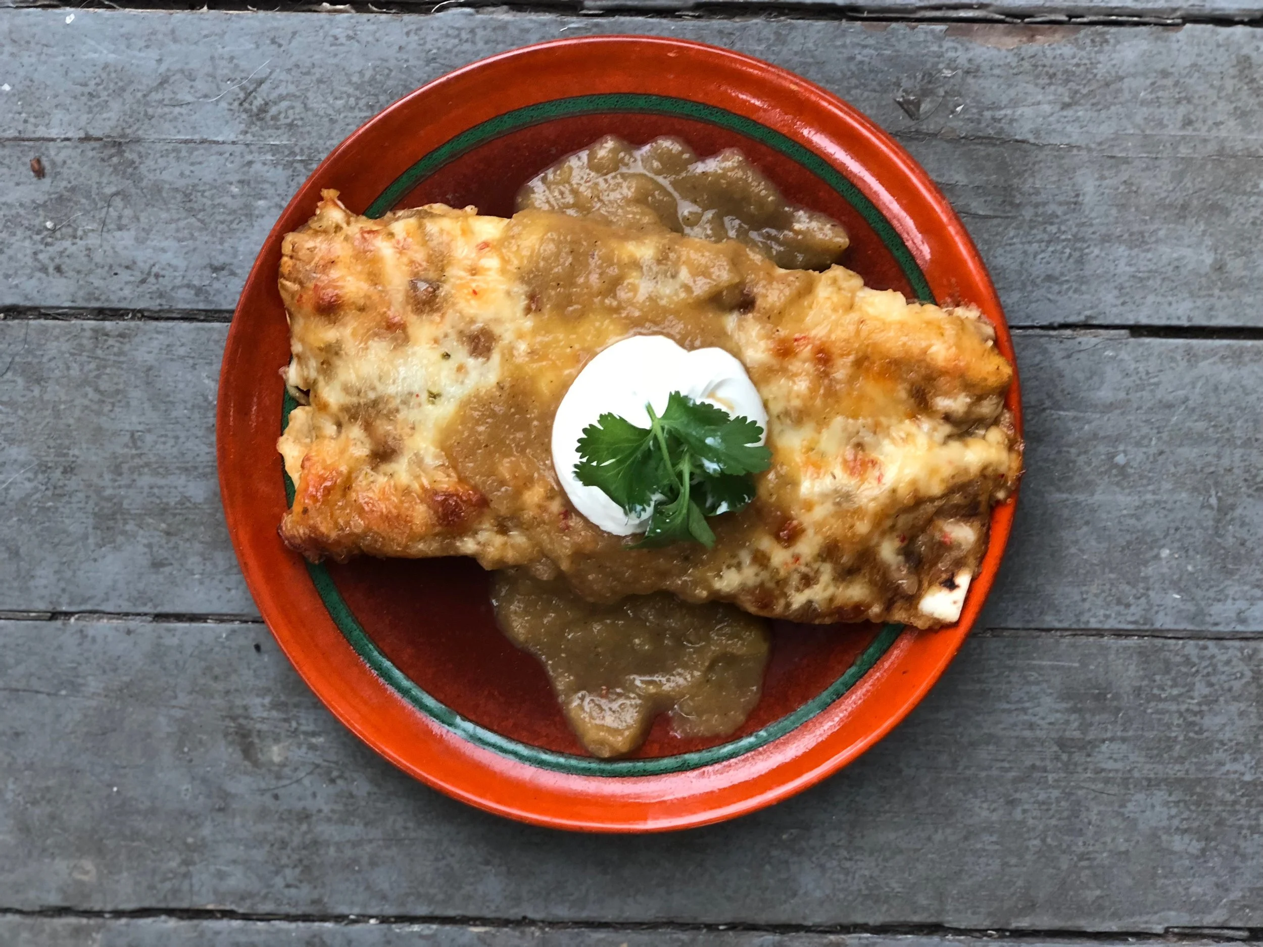 Chipotle &amp; Hatch Chili Chicken Enchiladas / Surface of the Sun