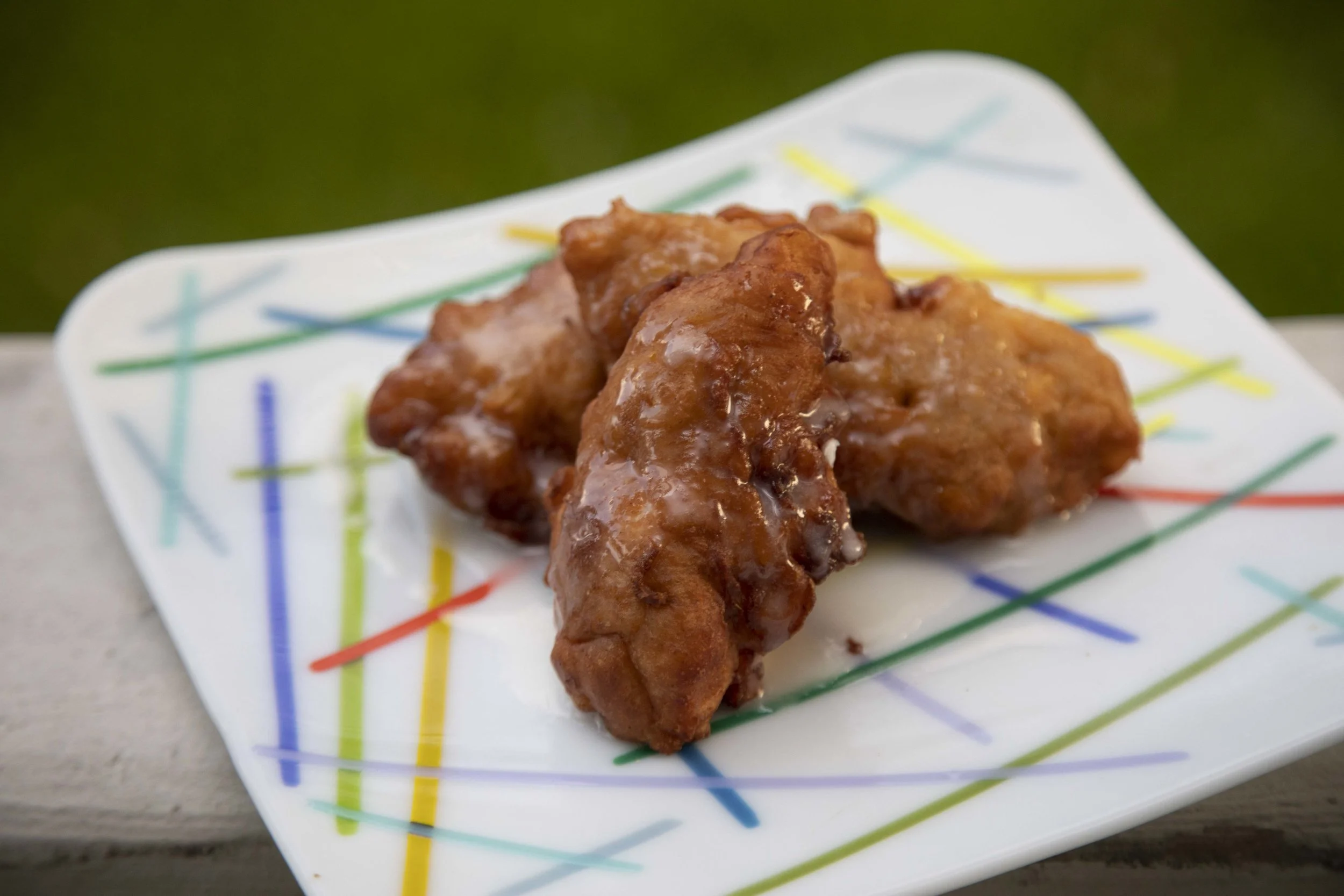 Honey Peach Fritters / Old Fruit
