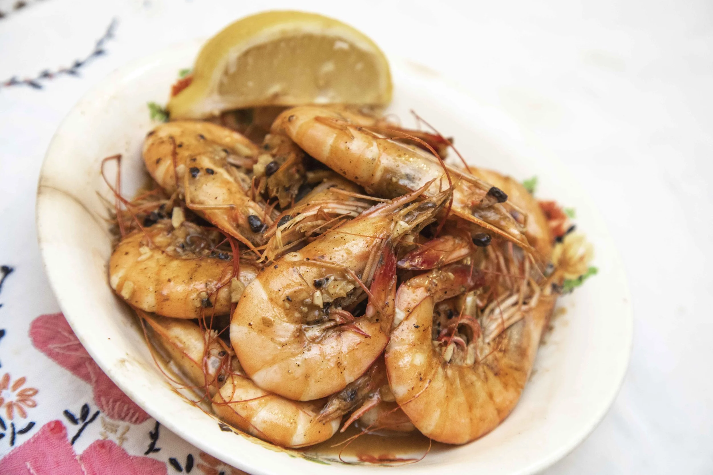 BBQ Shrimp / I Didn't Ask To See His Gun