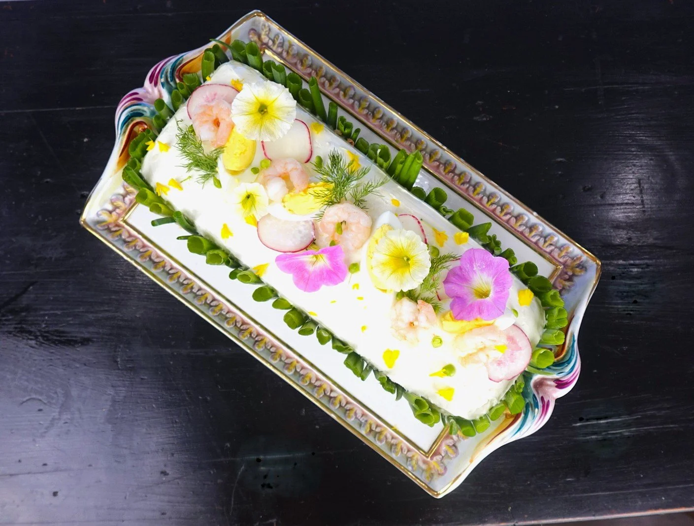 Southern Sandwich Cake-Louisiana Smörgåstårta