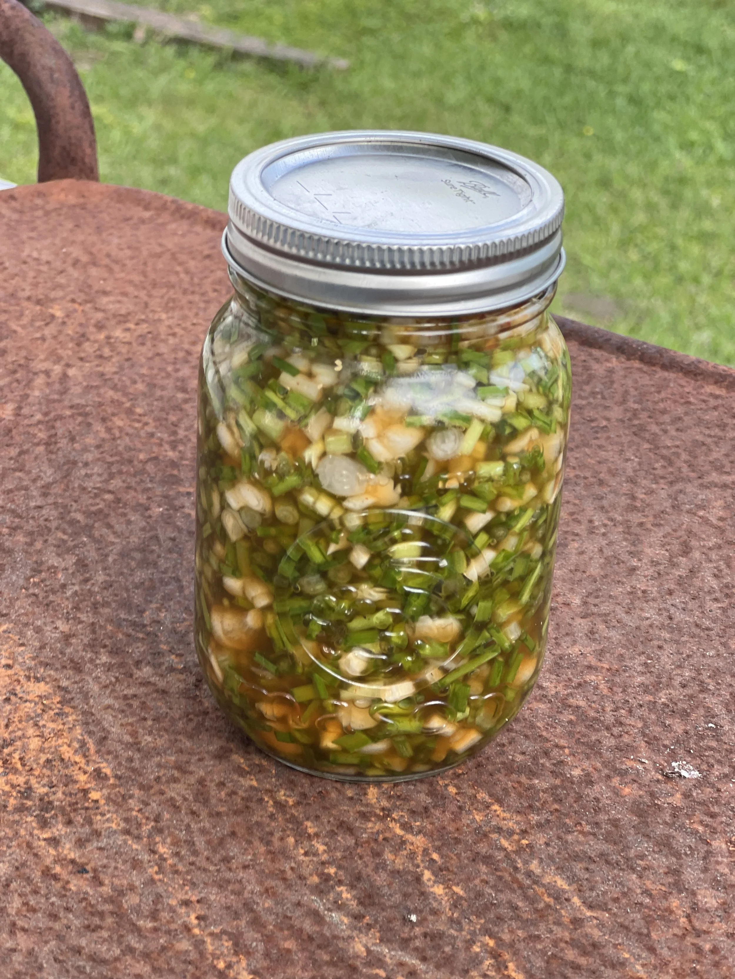 Southern Pickled Green Onions