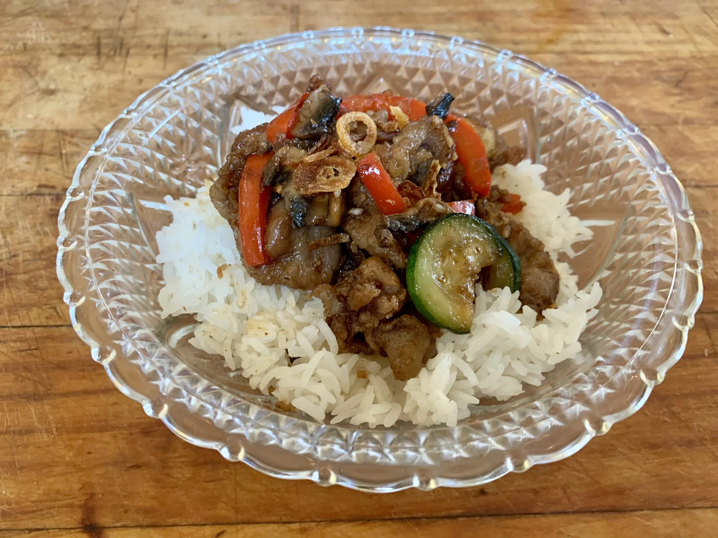 Ginger Pork & Summer Squash Stir-Fry