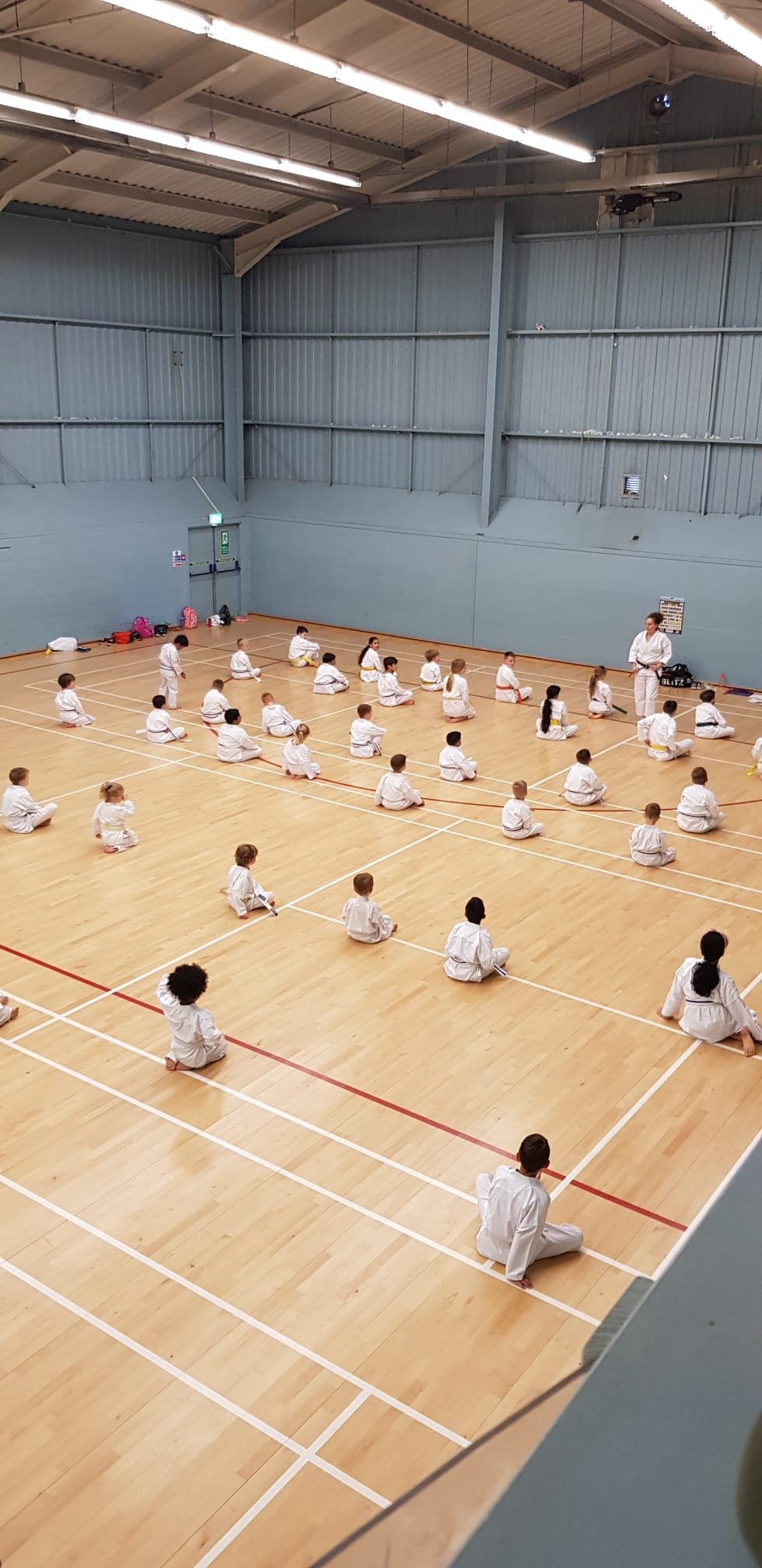Merit badge and sparring event