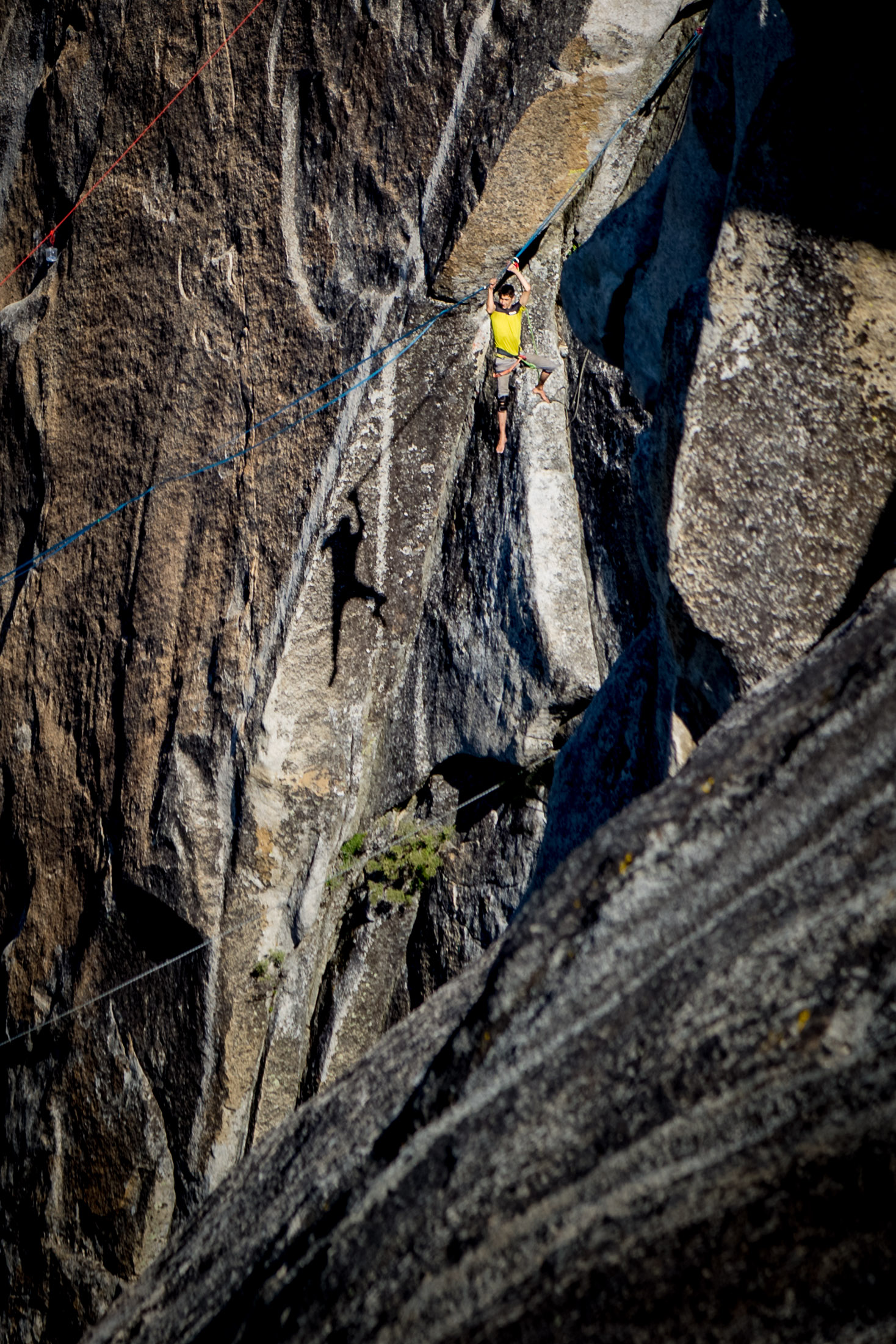 Walking over Yosemite Valley