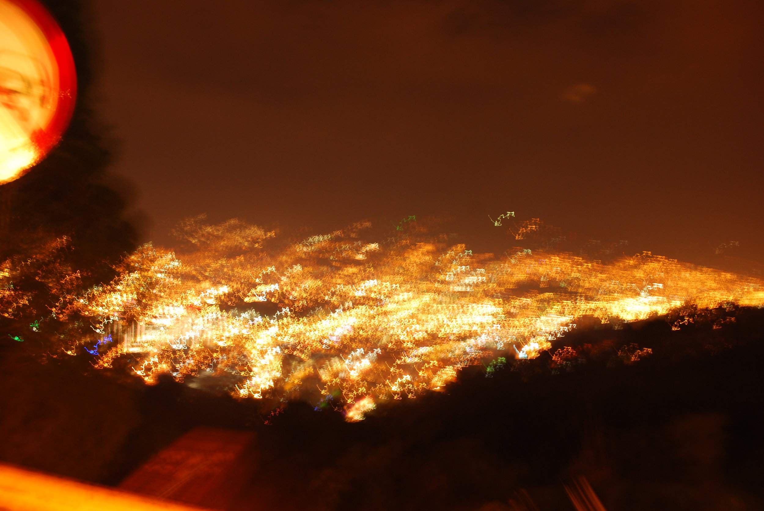 Medellín at night