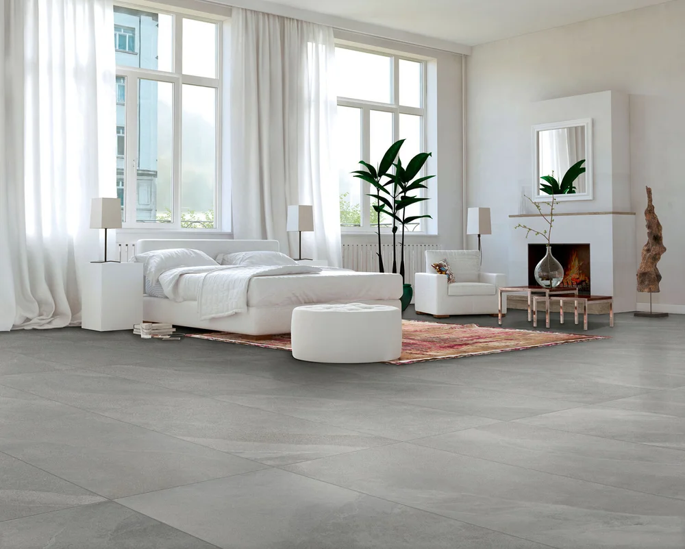 Slash Mid Grey 24x48 — Statements Tile