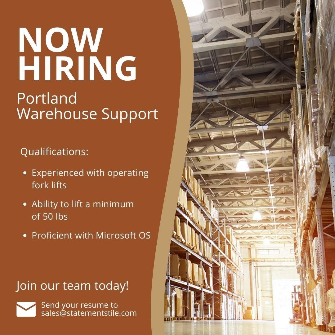 Calling all warehouse professionals in the Portland area:

We're currently searching for an experienced warehouse professional to join our amazing team in Portland! If you have a background in warehouse work, experience operating forklifts and are co