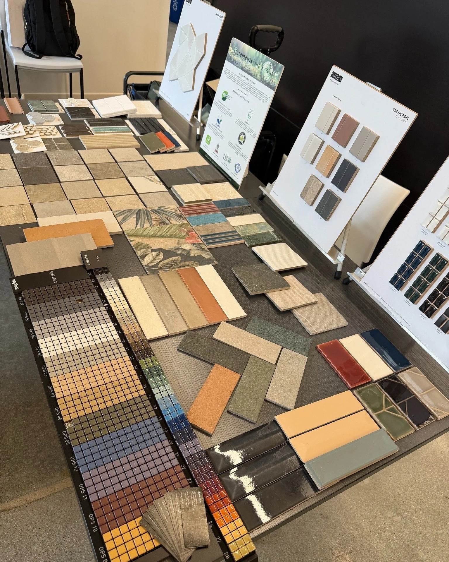 Our sales rep, @justin_hidri , had an awesome time visiting @apidesign_  and sharing our newest collections and connecting over all things tile and design. 
Thanks so much to the AP+I team for having us — we can’t wait to see how you bri