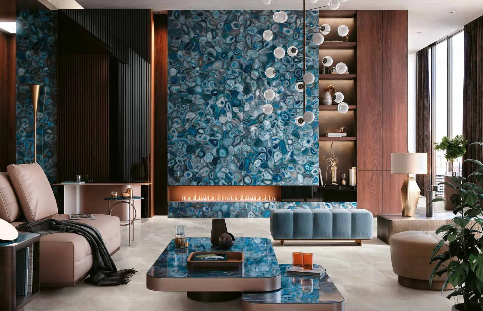 Cozy season, but make it dramatic. 🔥

This fireplace showcases the expressive beauty of Wanderlust Agata Blue, transforming natural movement into a truly striking centerpiece.

Vibrant, dramatic, and impossible to ignore&hellip; this is how you make