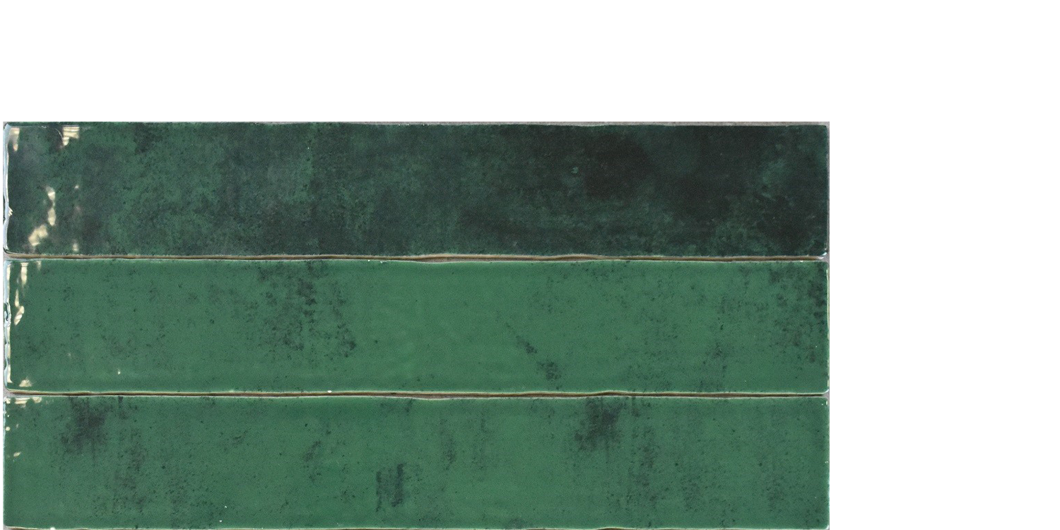 Zellige Emerald Green 2.5x16 — Statements Tile