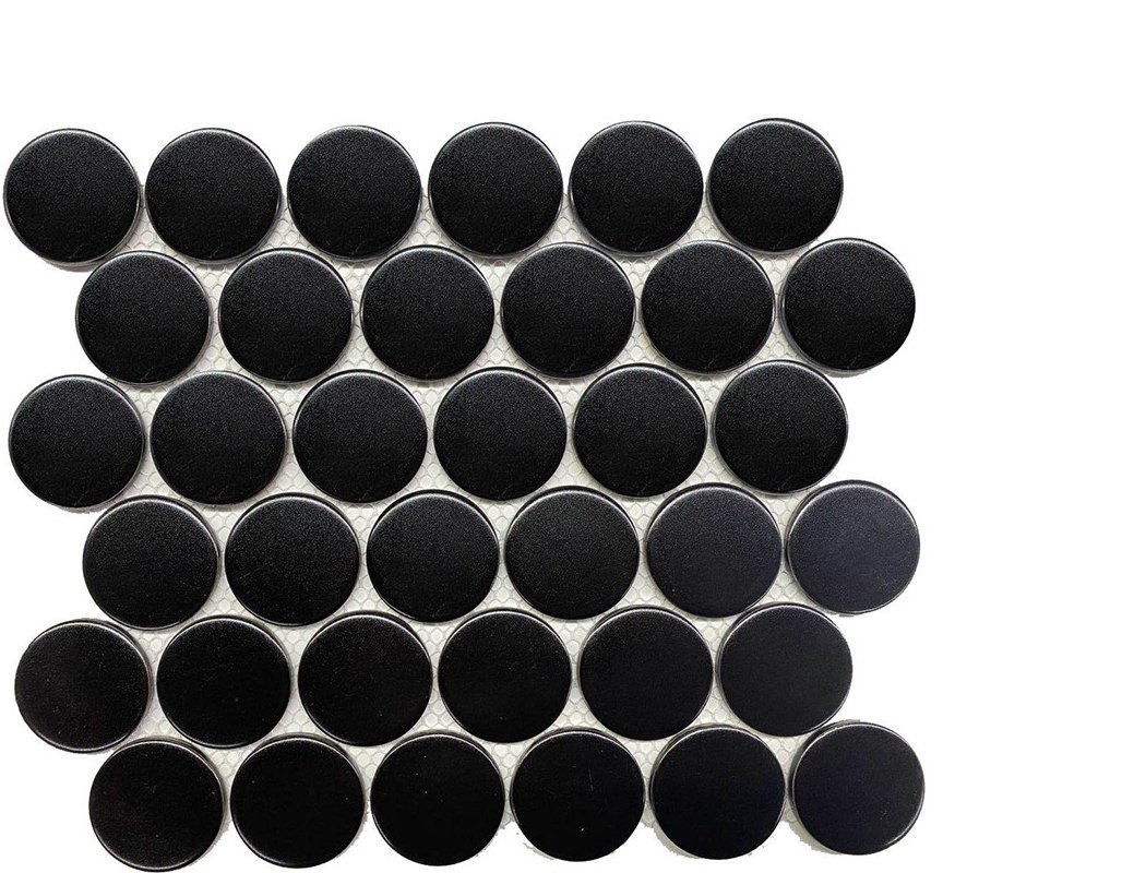 CC Mosaics + Black 2in Dots