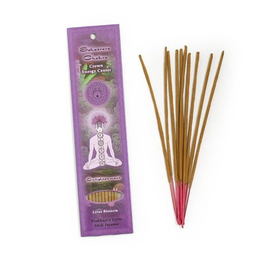 Prabhuji's Gifts - Incense Sticks Crown Chakra Sahasrara - Enlightenment