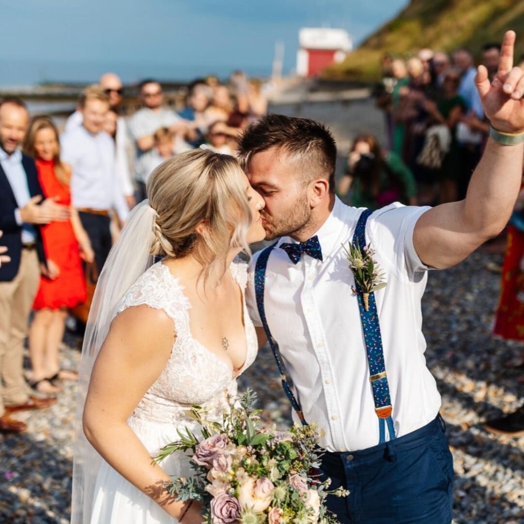 Celebrating these two wonderful souls Luke and Hannah @luke_levittcoaching @the_strong_yogini 
Luke chose to perfectly mix and match his wedding accessories choosing my Herbie blue braces and bow and a mini set to match his son.
His best man wore my 