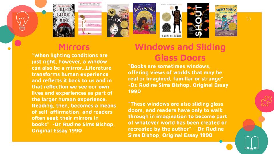 10 Criteria For Choosing Diverse Texts, Mirrors Windows And Sliding Glass Doors