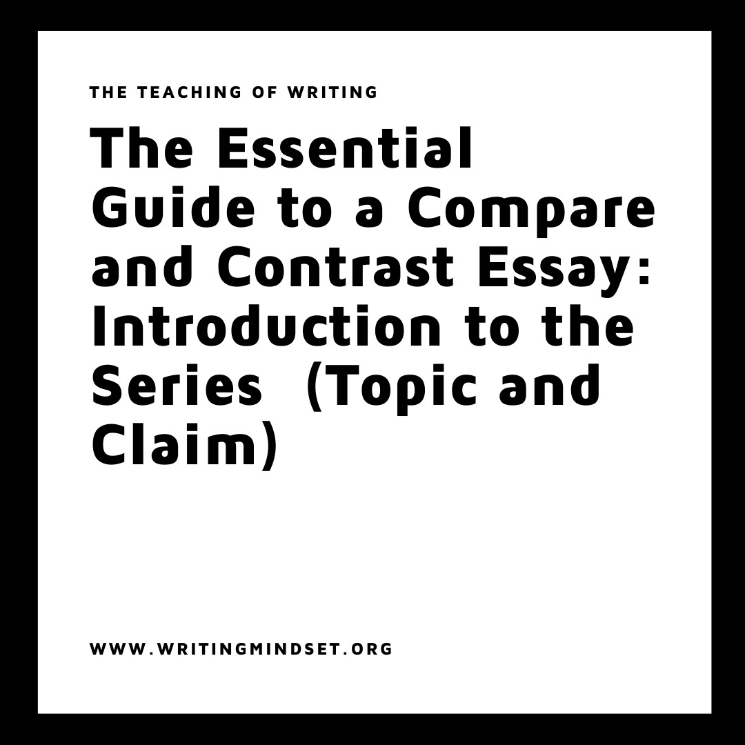 ways to start a compare and contrast essay
