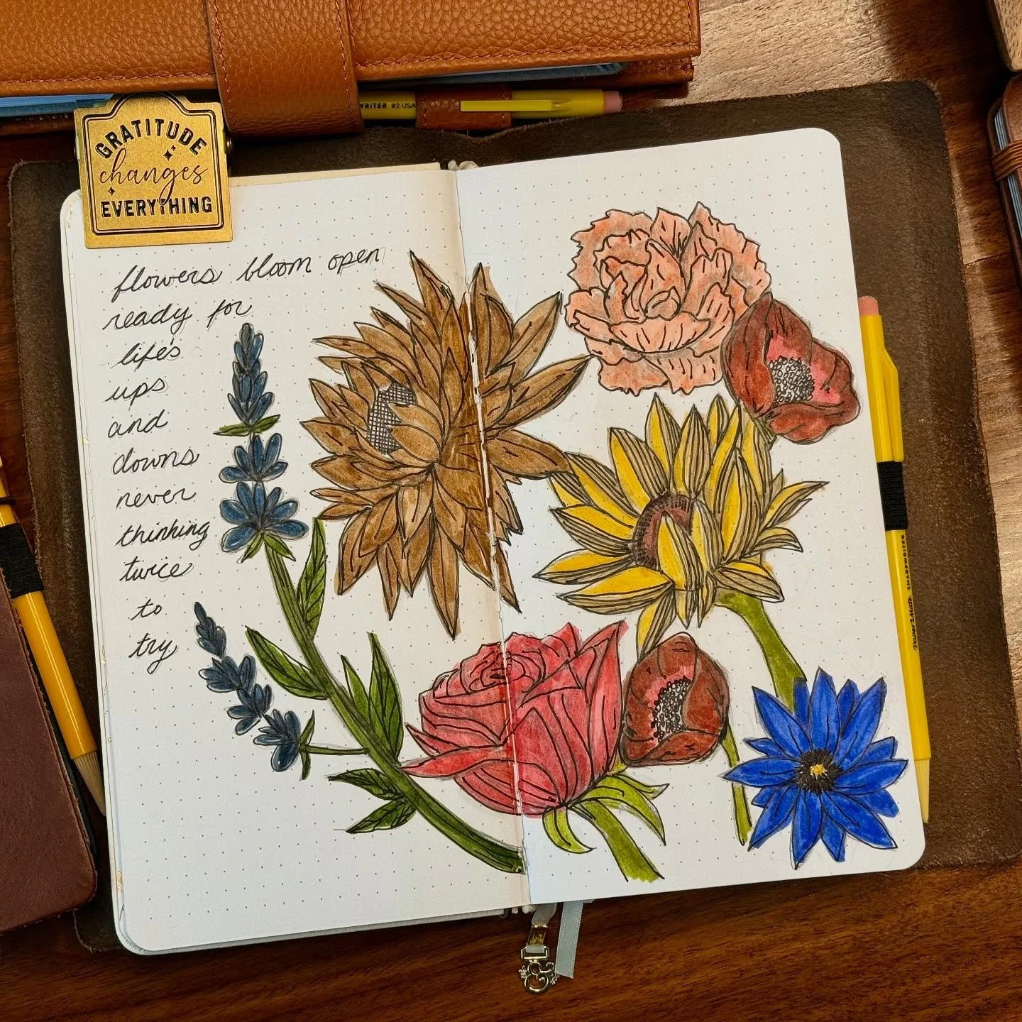 Happy Saturday! 

Saturday slow mornings: coffee, journaling, and sketching blooms in the kitchen while our daughter draws over chocolate chip pancakes.

Journaling Prompt: &ldquo;What season of growth am I in right now, and how can I honor it&mdash;