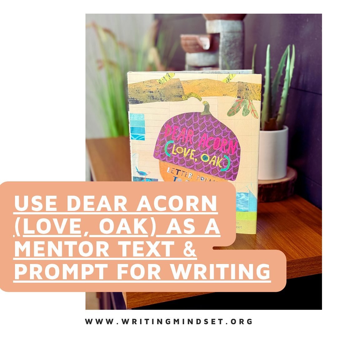 🍂 Big and small, connected after all.

In a new blog post I dive into how @joycesidman and @melissasweetillustrator book, Dear Acorn (Love, Oak) shows us that even the tiniest acorn and the mightiest oak have stories worth telling&mdash;and writing.