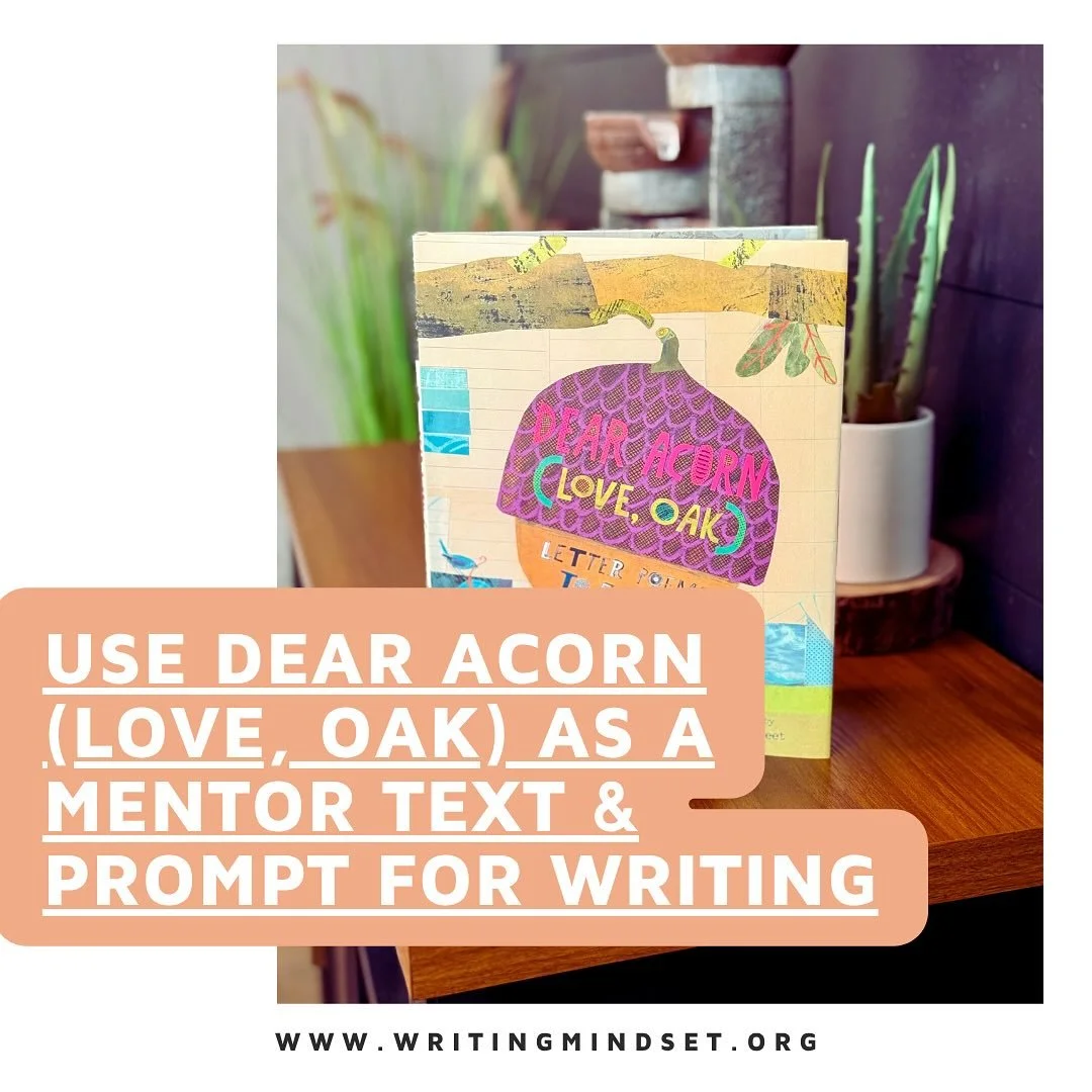 🍂 Big and small, connected after all.

In a new blog post I dive into how @joycesidman and @melissasweetillustrator book, Dear Acorn (Love, Oak) shows us that even the tiniest acorn and the mightiest oak have stories worth telling&mdash;and writing.