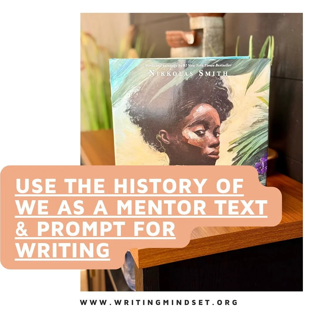 Need a teaching lesson that will invigorate your teaching before Thanksgiving? Need a conversation starter about collective history in the classroom? Use &ldquo;The History of We&rdquo; by @nikkolas_smith as a prompt for writing and as a mentor text 