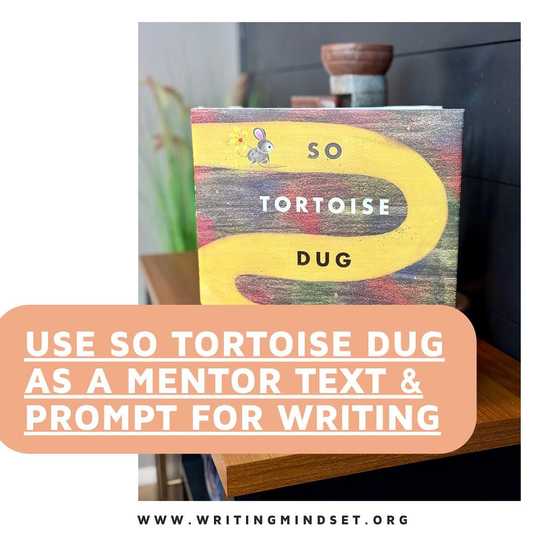 New on the blog: a reflection on &ldquo;So Tortoise Dug&rdquo; by @emmykmakes as a powerful mentor text for writing + life 🐢✨ 

It&rsquo;s a reminder that growth takes time, patience, and slow, steady steps &mdash; just like a tortoise digging its p