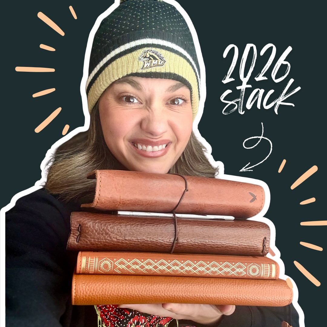 ✨ 2026 Notebook Stack ✨
 Fresh pages. Updated routines. Continuing to pursue dreams. There&rsquo;s something magical about starting the year with notebooks that actually fit my life right now. 

Here&rsquo;s what each one is holding this season:

📓 