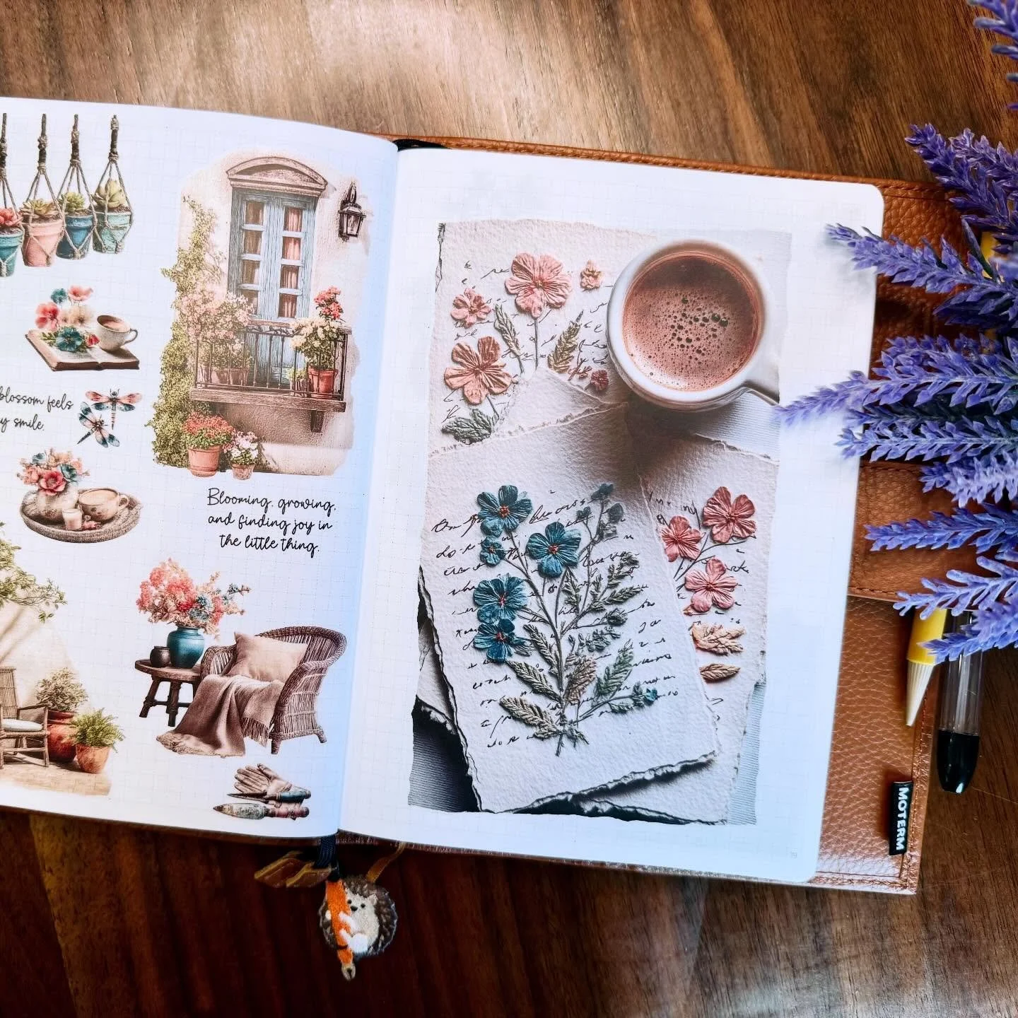 If your journal needs a spring reset, my favorite shop to grab stickers is from @planningwithk 

My favorite way to use these is to decorate everyday pages. 

Add a bouquet to your grocery list. 
Use a cute book shop to decorate a braindump. 
Apply f