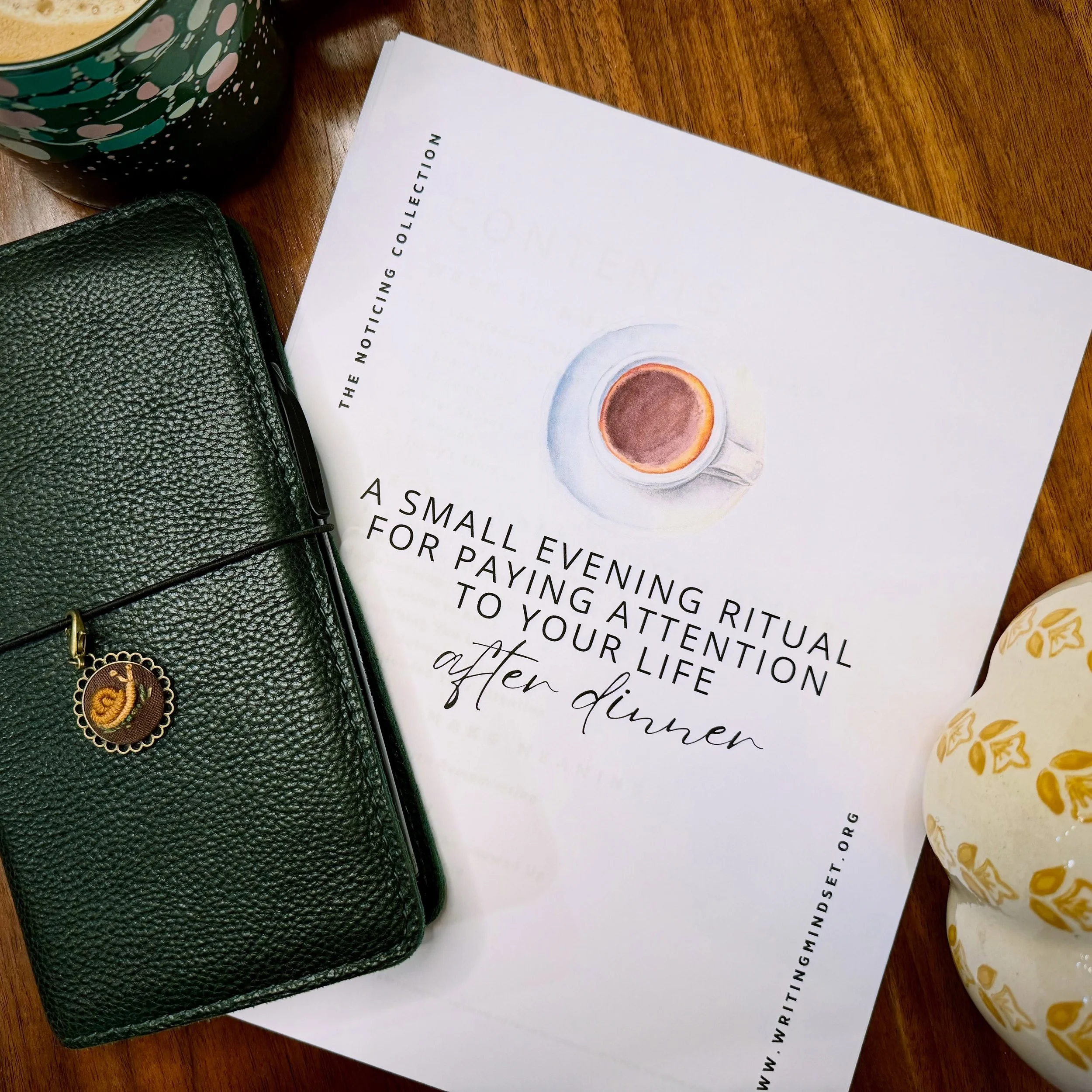 Starting tomorrow, I&rsquo;m trying something new: five minutes after dinner to simply notice. ✨

I created After Dinner: A Small Evening Ritual for Paying Attention to Your Life because I wanted a journaling practice that didn&rsquo;t require a perf
